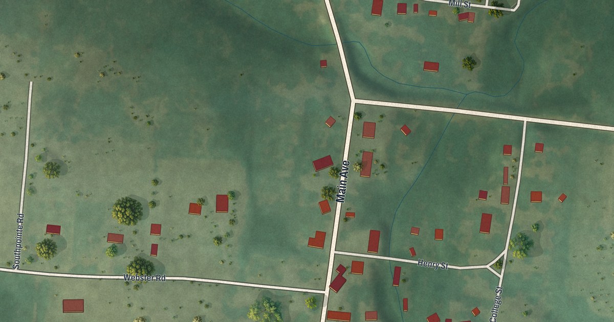 Map of Caledonia, Missouri in 2026