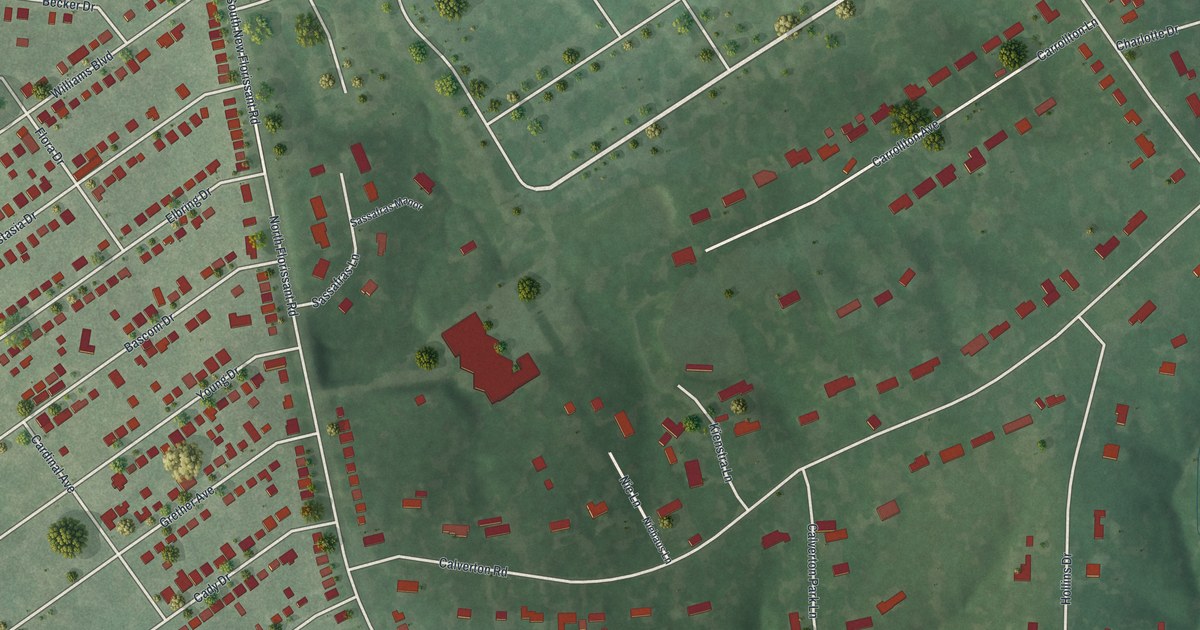 Map of Calverton Park, Missouri in 2026
