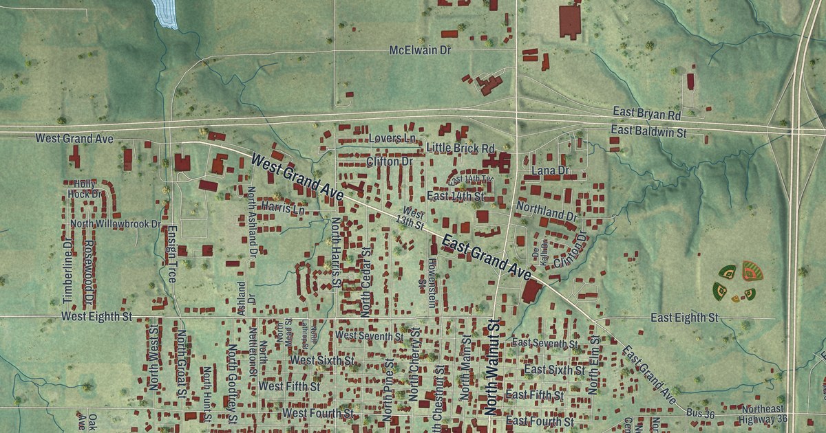 Map of Cameron, Missouri in 2026