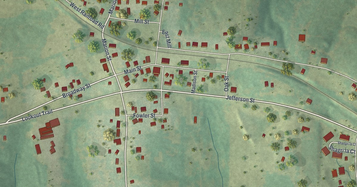 Map of Centertown, Missouri in 2026