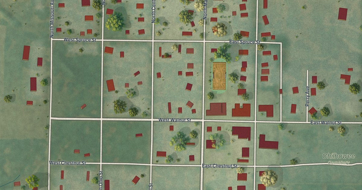 Map of Chilhowee, Missouri in 2026