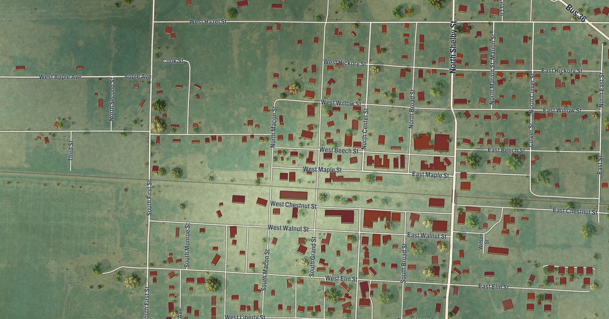 Map of Clarence, Missouri in 2026