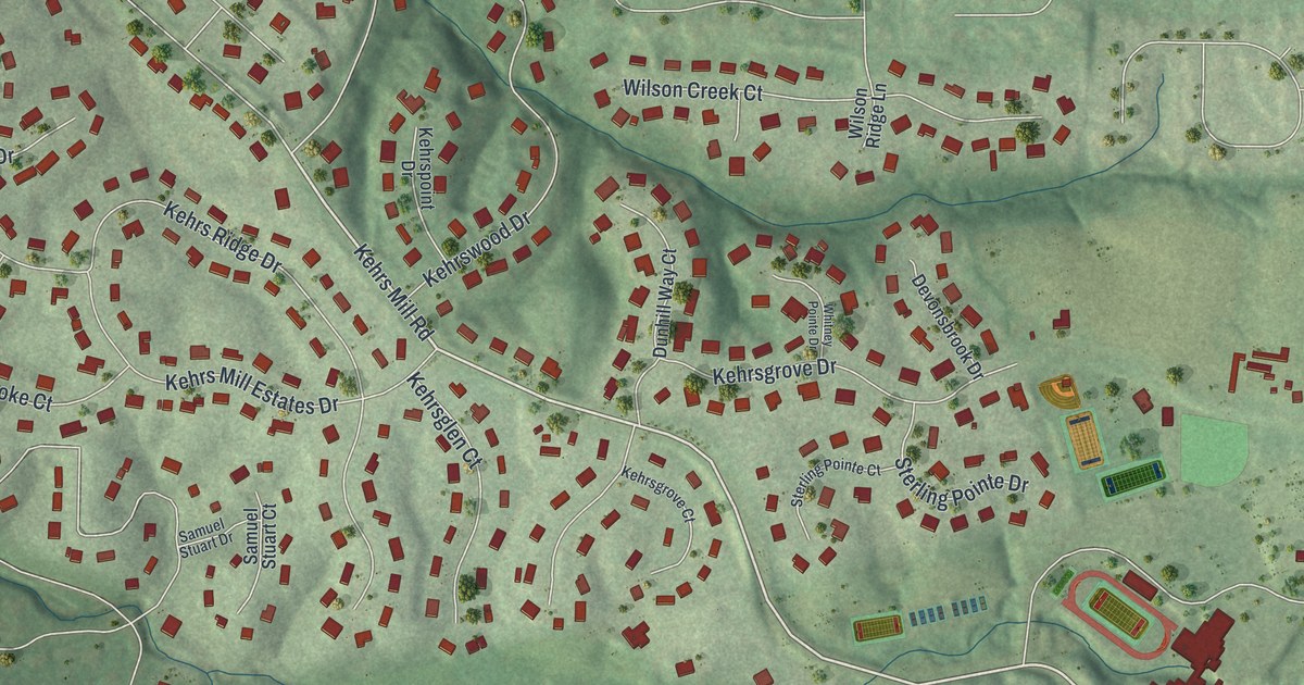 Map of Clarkson Valley, Missouri in 2026