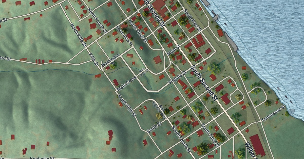 Map of Clarksville, Missouri in 2026