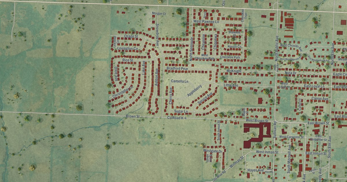 Map of Clever, Missouri in 2026