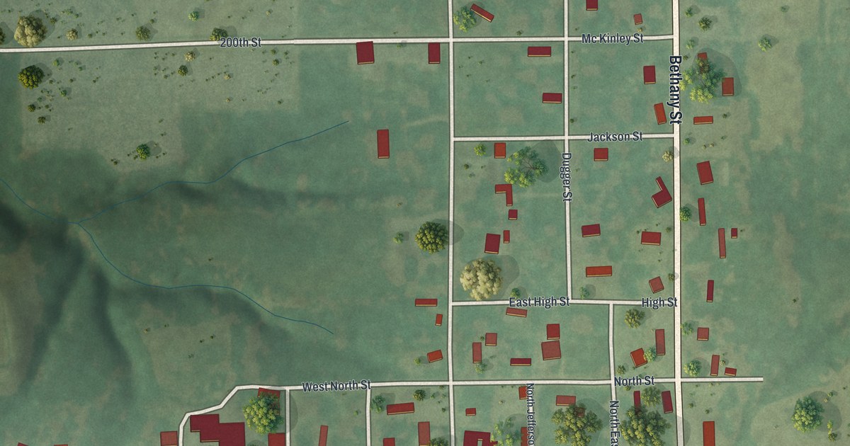 Map of Coffey, Missouri in 2026