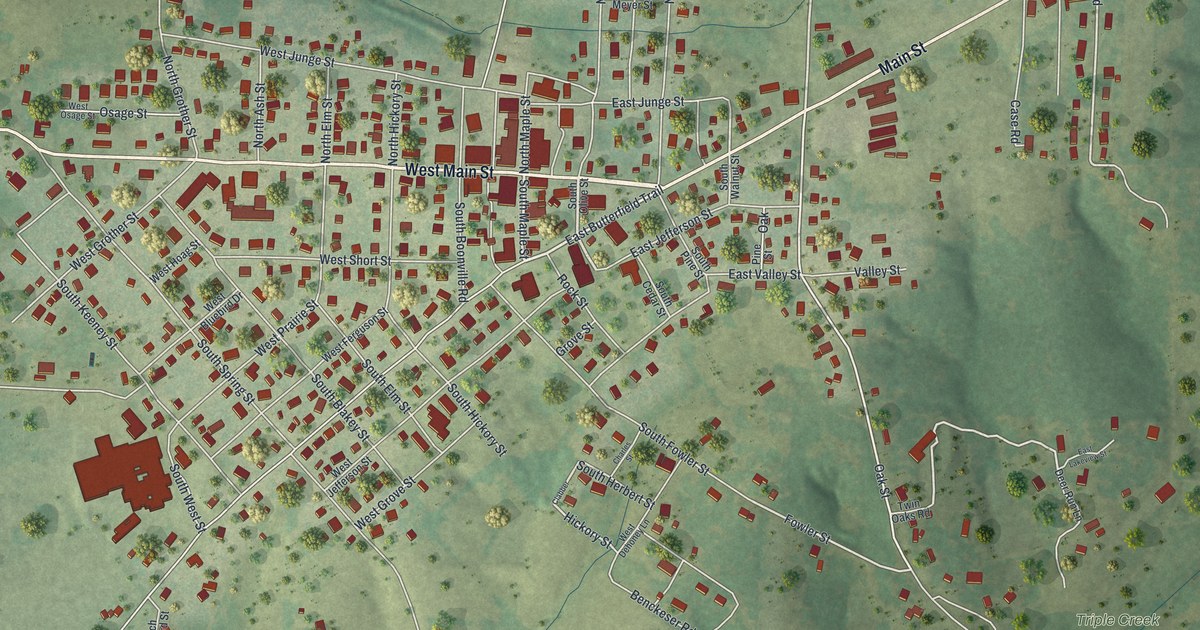 Map of Cole Camp, Missouri in 2026