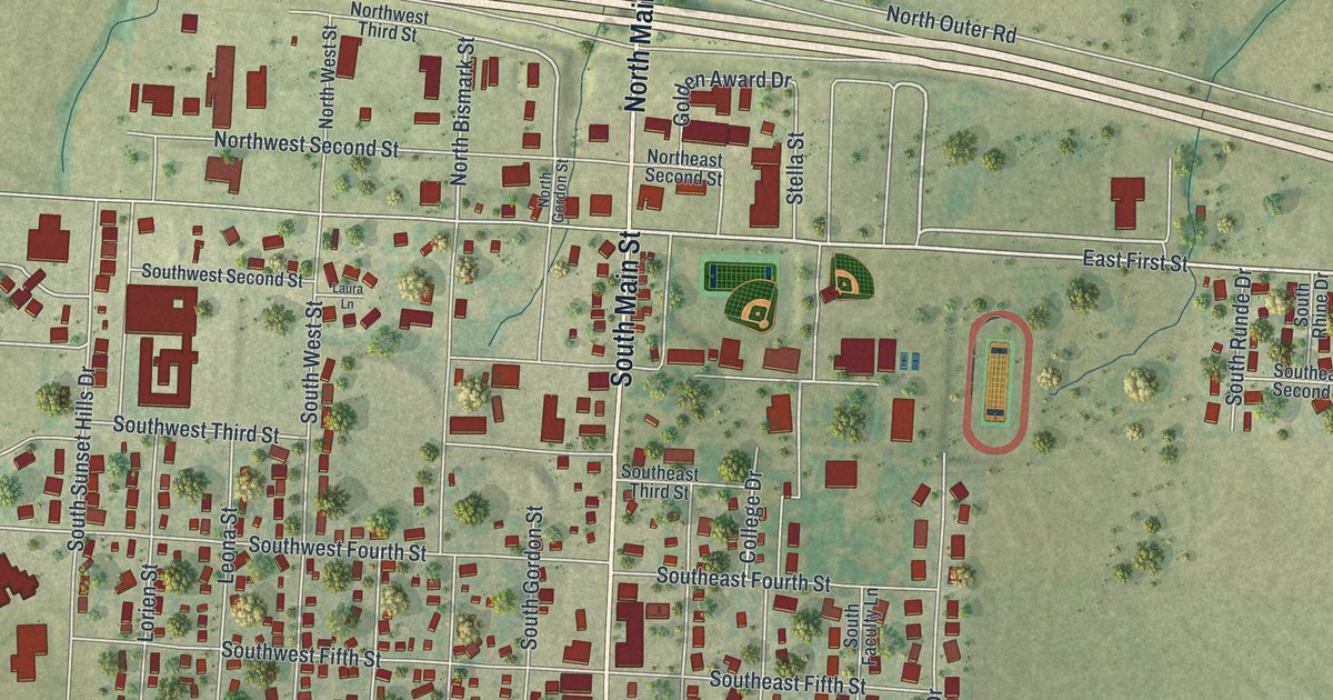 Map of Concordia, Missouri in 2026
