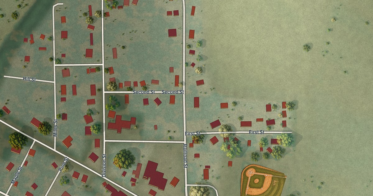 Map of Cooter, Missouri in 2026