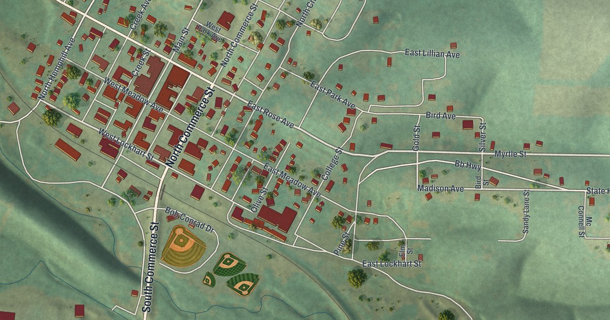 Map of Crane, Missouri in 2026