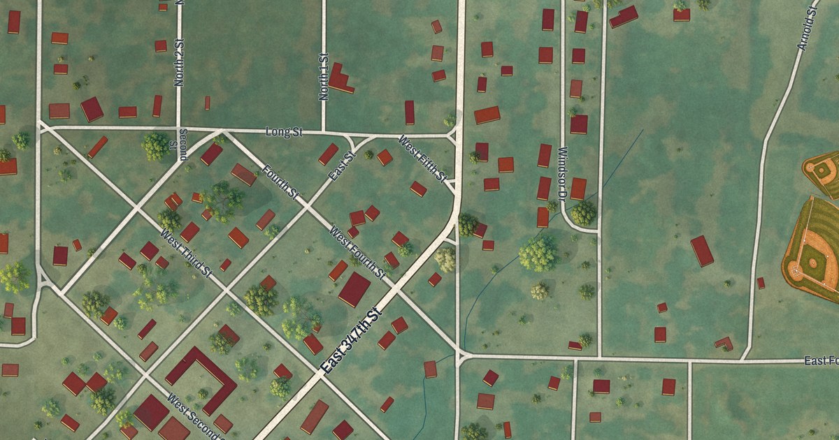 Map of Creighton, Missouri in 2026