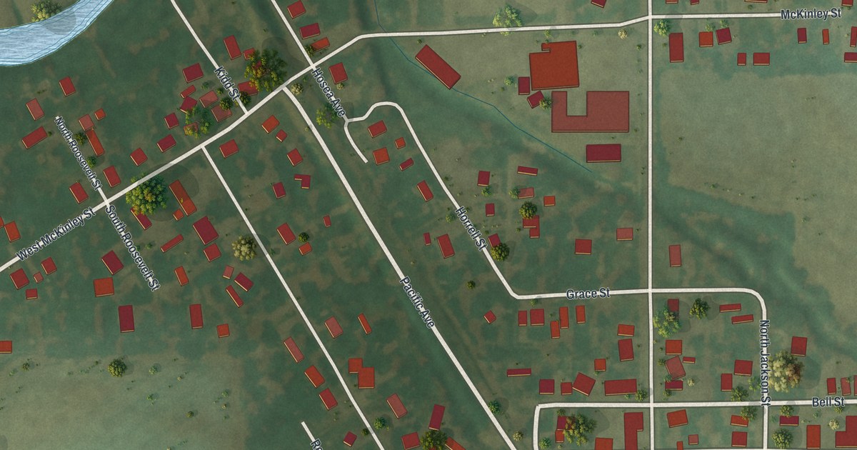 Map of Delta, Missouri in 2026