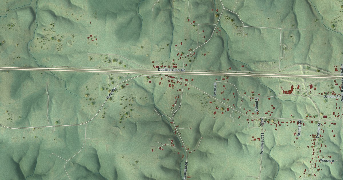 Map of Doolittle, Missouri in 2026