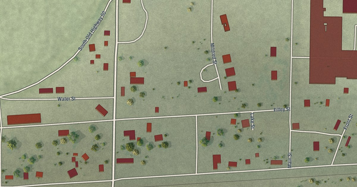 Map of Dudley, Missouri in 2026