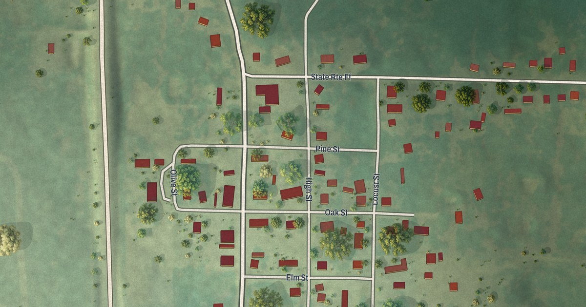 Map of Edgar Springs, Missouri in 2026