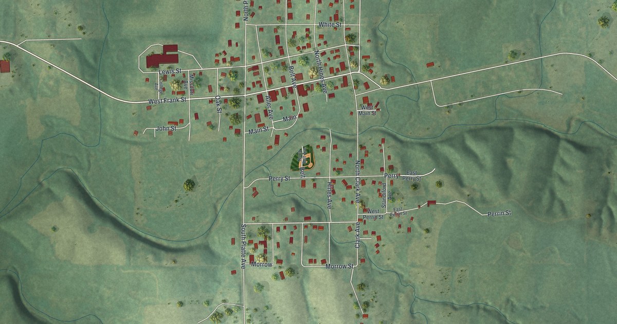 Map of Edgerton, Missouri in 2026