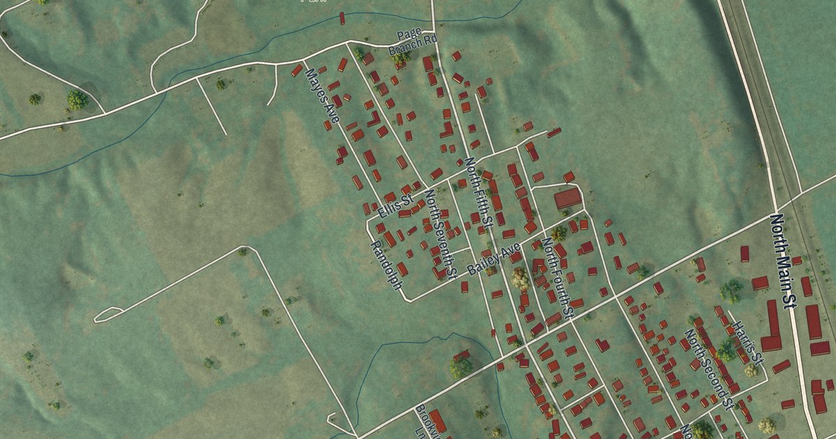 Map of Elsberry, Missouri in 2026