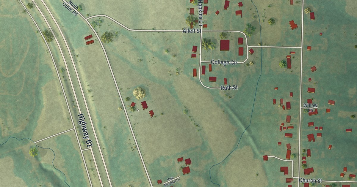 Map of Eolia, Missouri in 2026