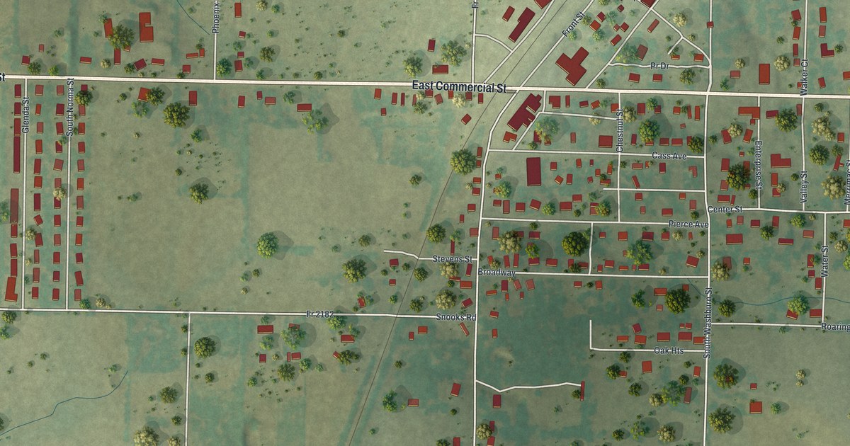 Map of Exeter, Missouri in 2026