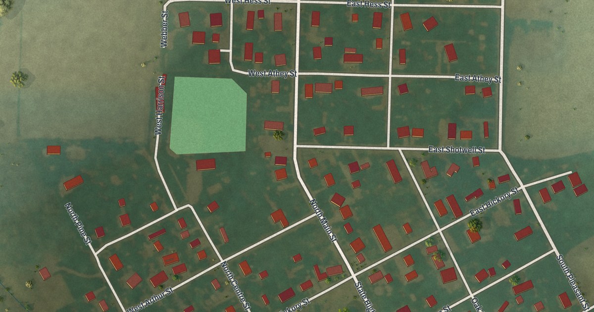 Map of Farber, Missouri in 2026