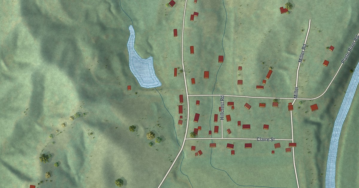 Map of Farley, Missouri in 2026