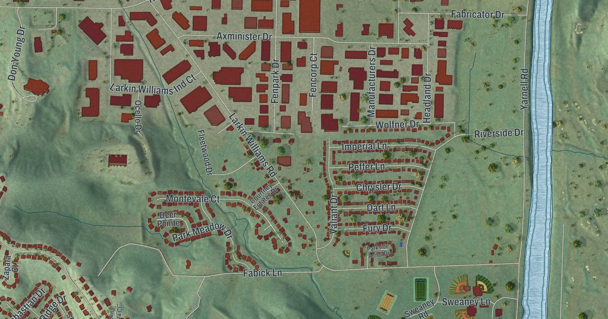 Map of Fenton, Missouri in 2026