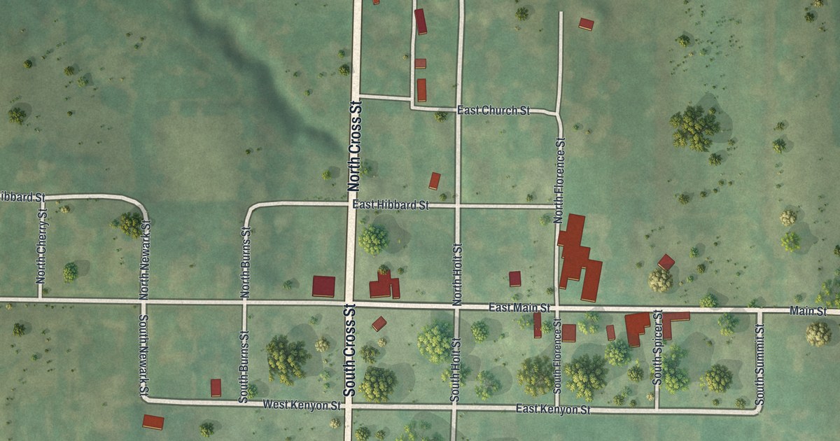 Map of Fillmore, Missouri in 2026