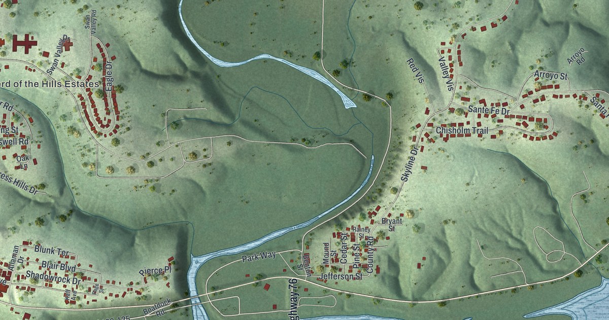 Map of Forsyth, Missouri in 2026