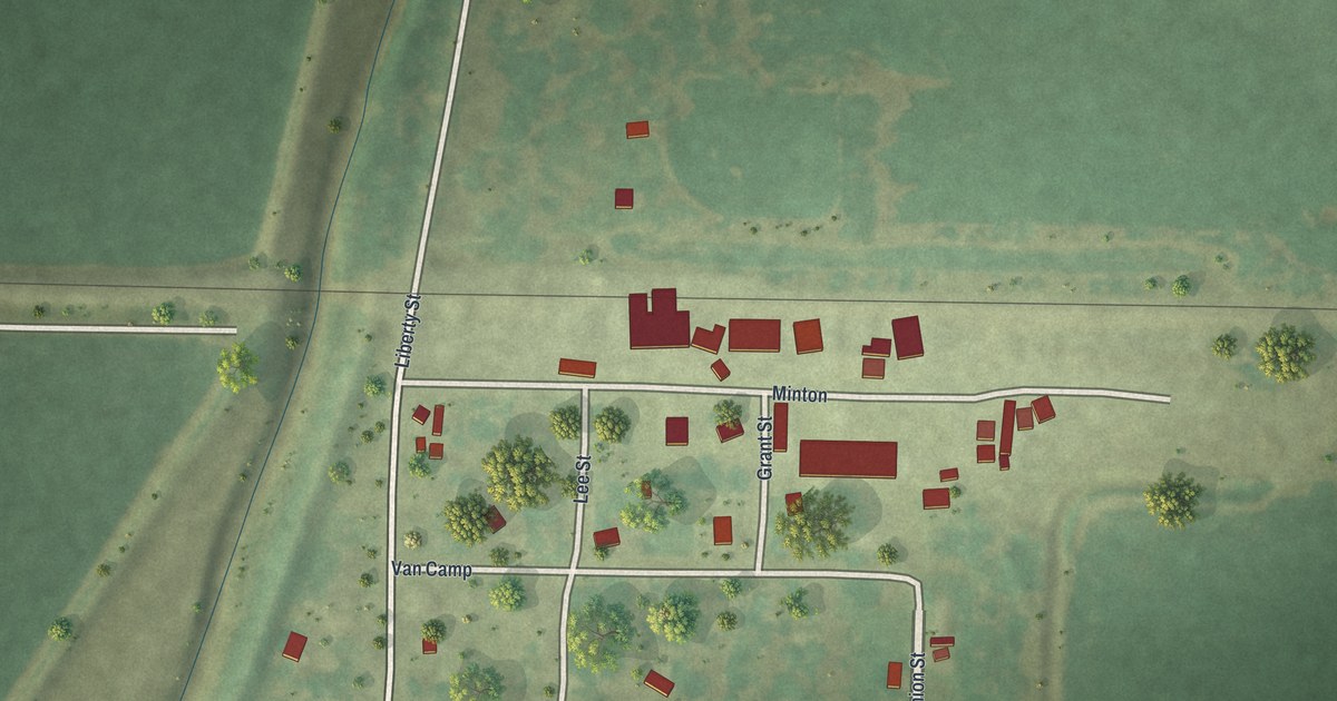 Map of Fortescue, Missouri in 2026