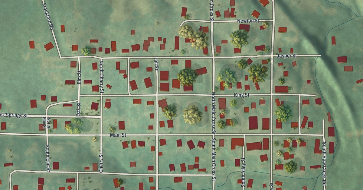 Map of Frankford, Missouri in 2026