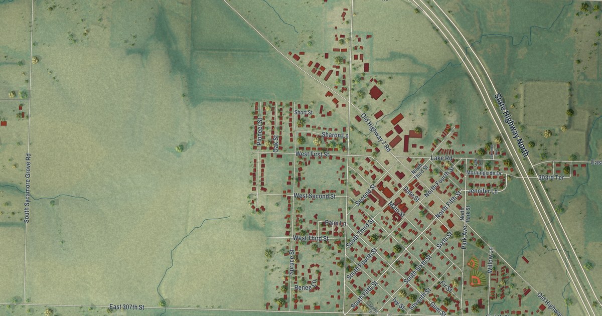 Map of Garden City, Missouri in 2026