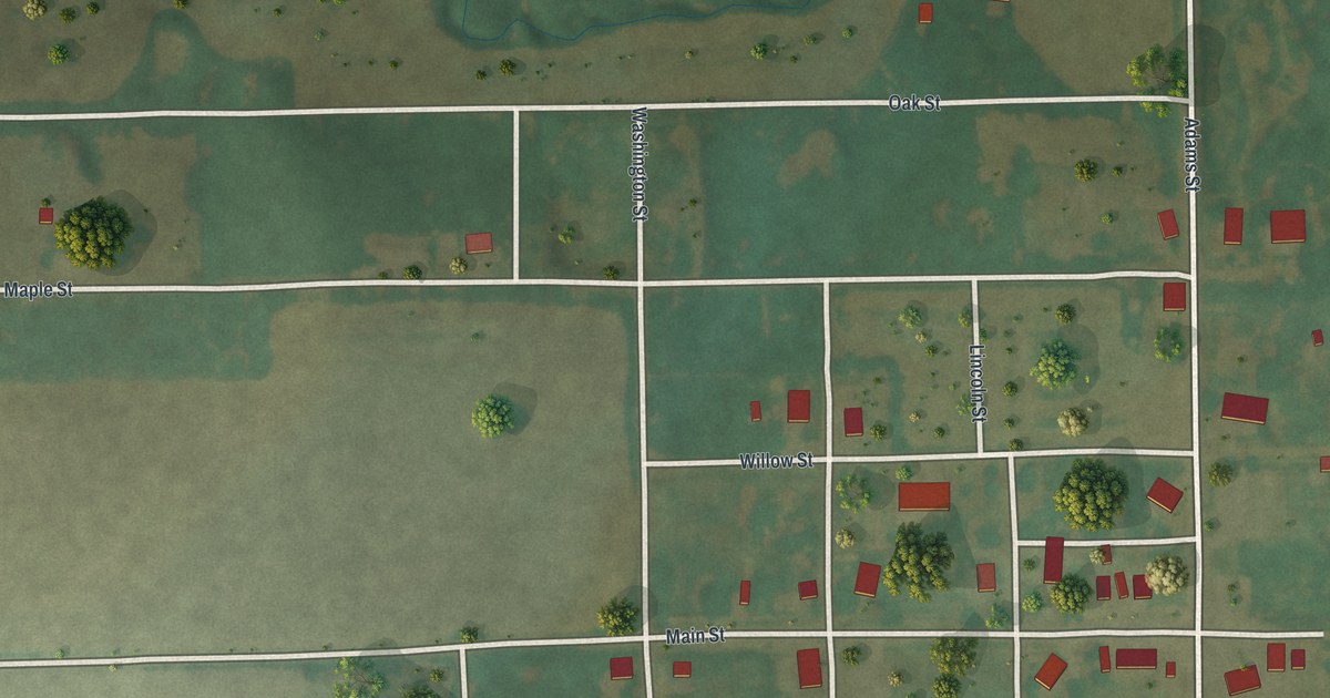 Map of Gentry, Missouri in 2026