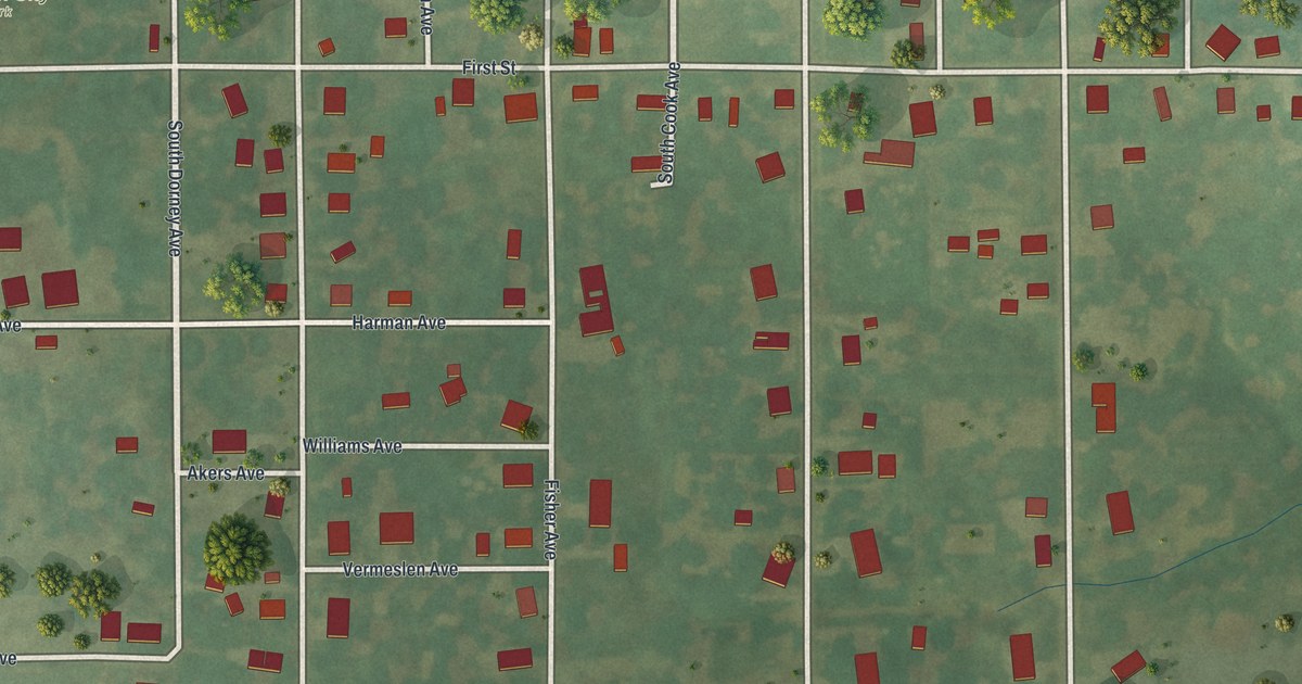 Map of Gilman City, Missouri in 2026