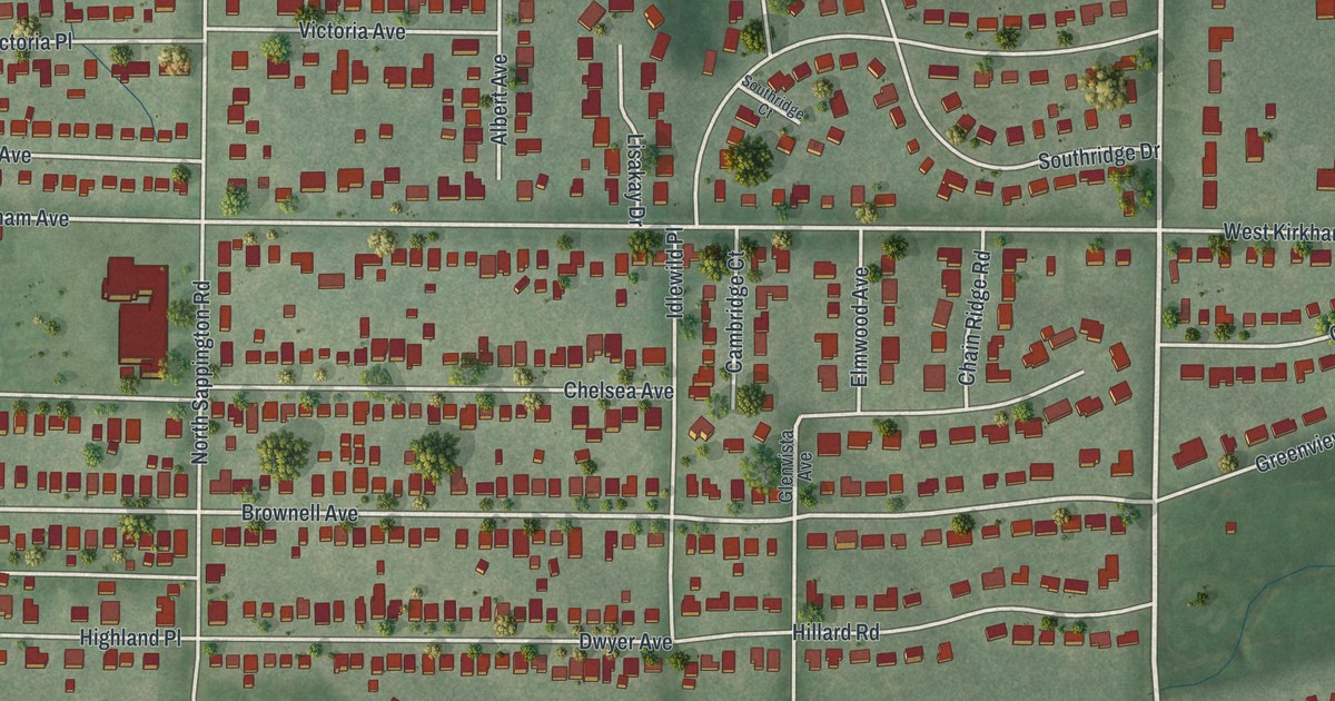 Map of Glendale, Missouri in 2026