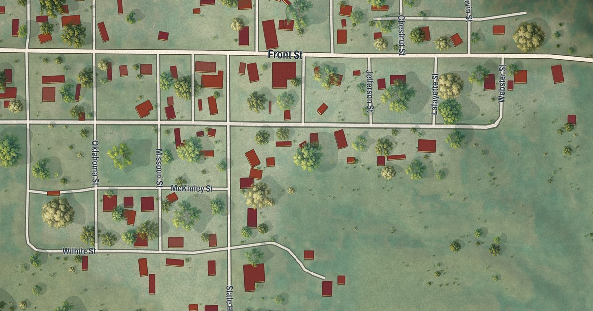 Map of Green Castle, Missouri in 2026