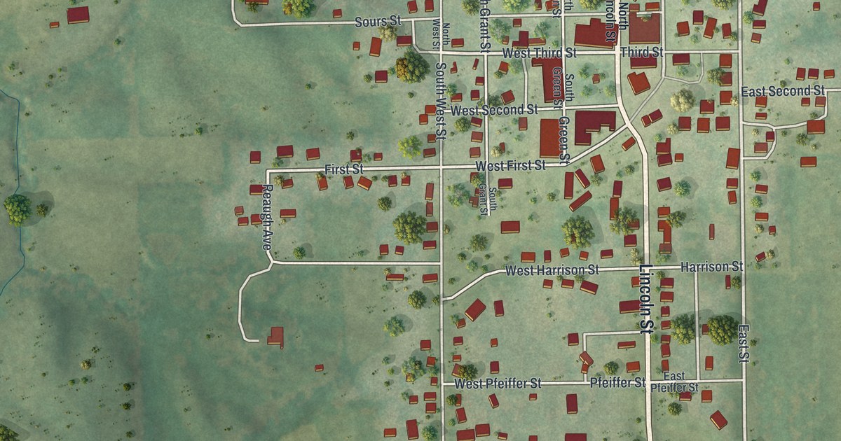 Map of Green City, Missouri in 2026