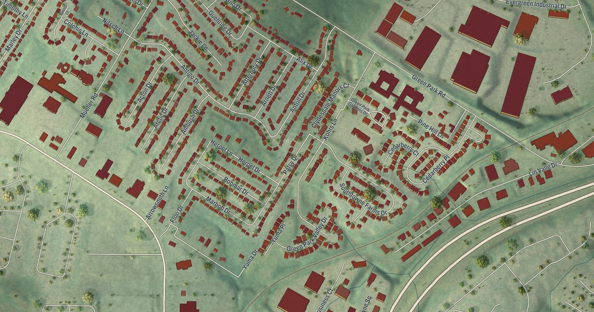 Map of Green Park, Missouri in 2026