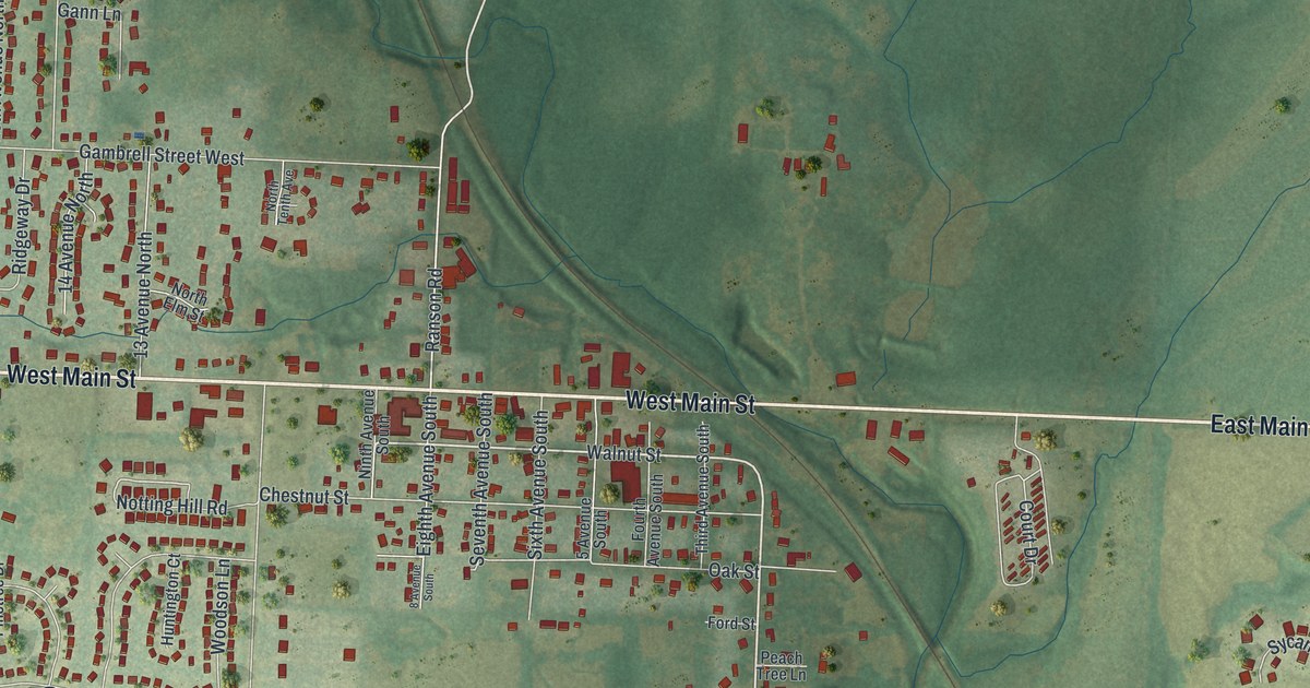 Map of Greenwood, Missouri in 2026