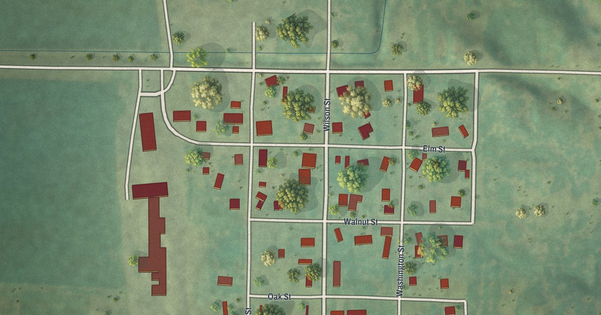 Map of Guilford, Missouri in 2026
