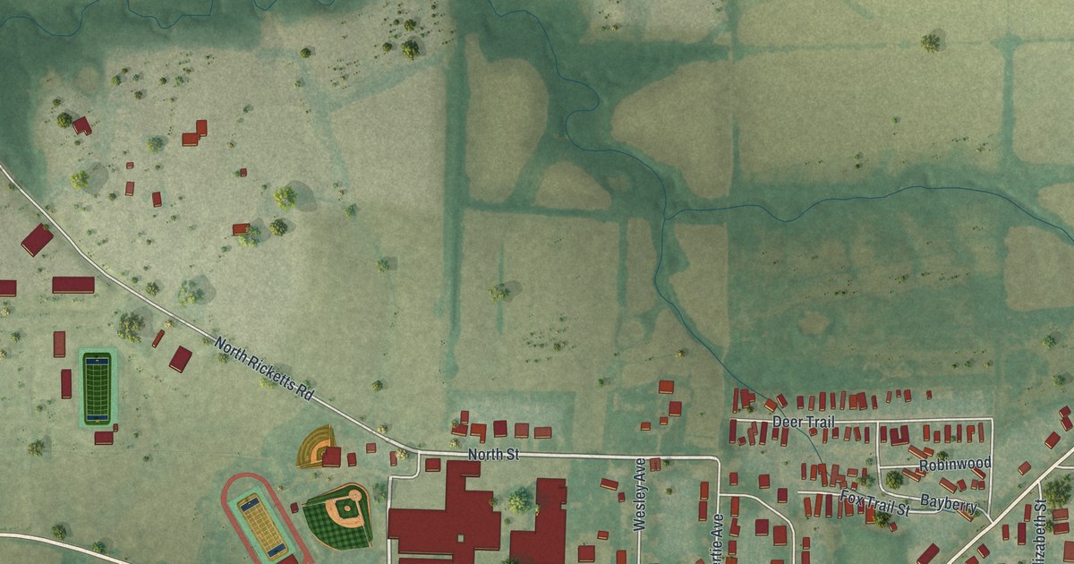 Map of Hallsville, Missouri in 2026