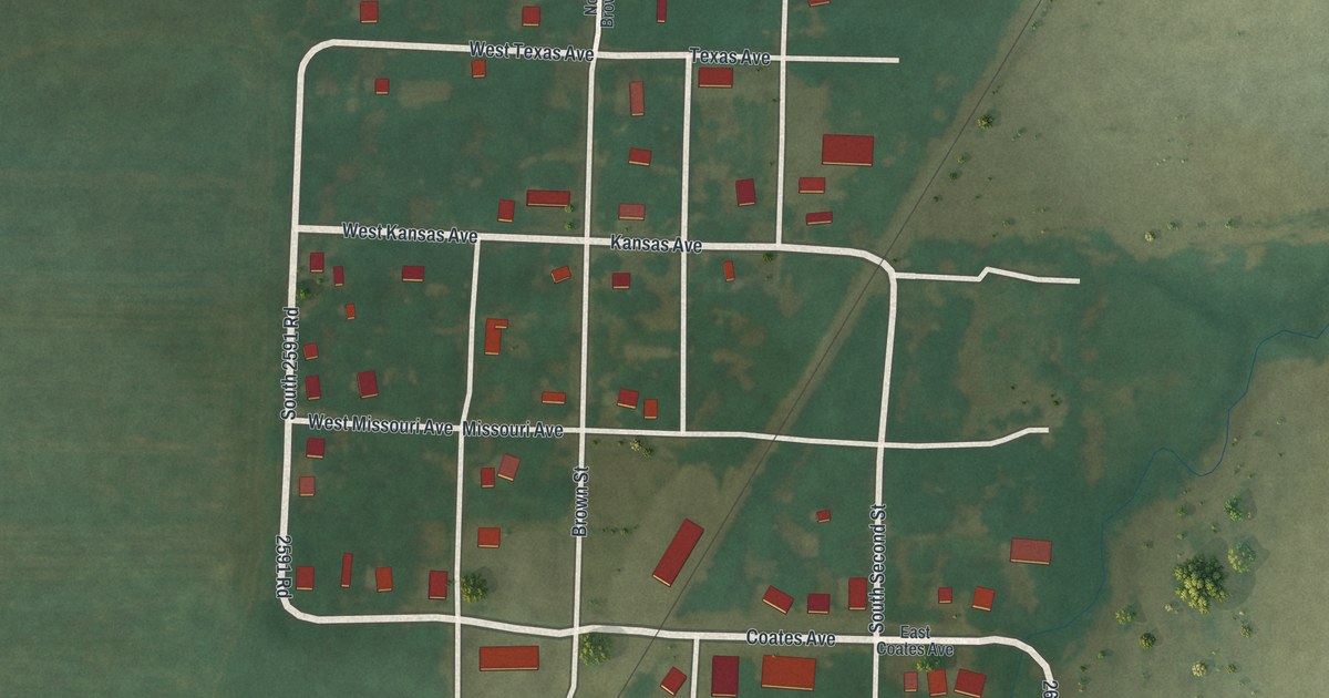 Map of Harwood, Missouri in 2026