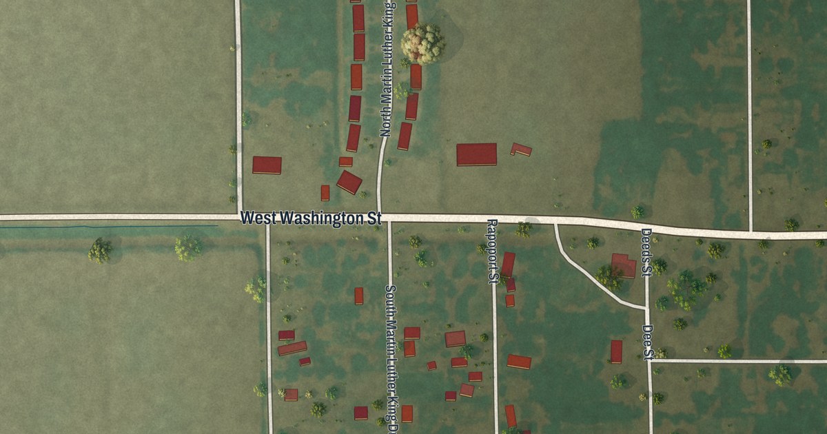 Map of Hayti Heights, Missouri in 2026