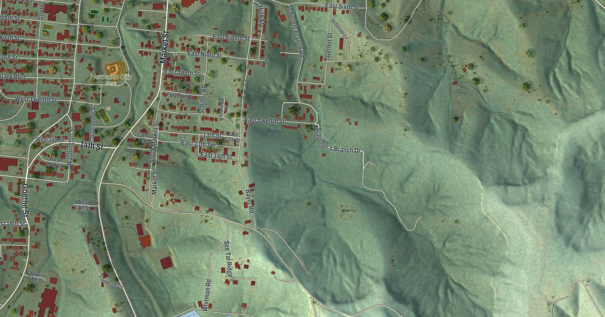 Map of Hermann, Missouri in 2026