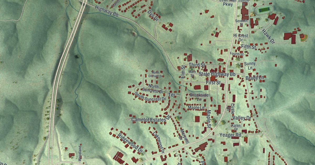 Map of Hillsboro, Missouri in 2026