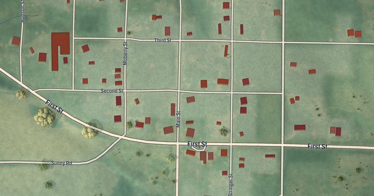 Map of Humphreys, Missouri in 2026