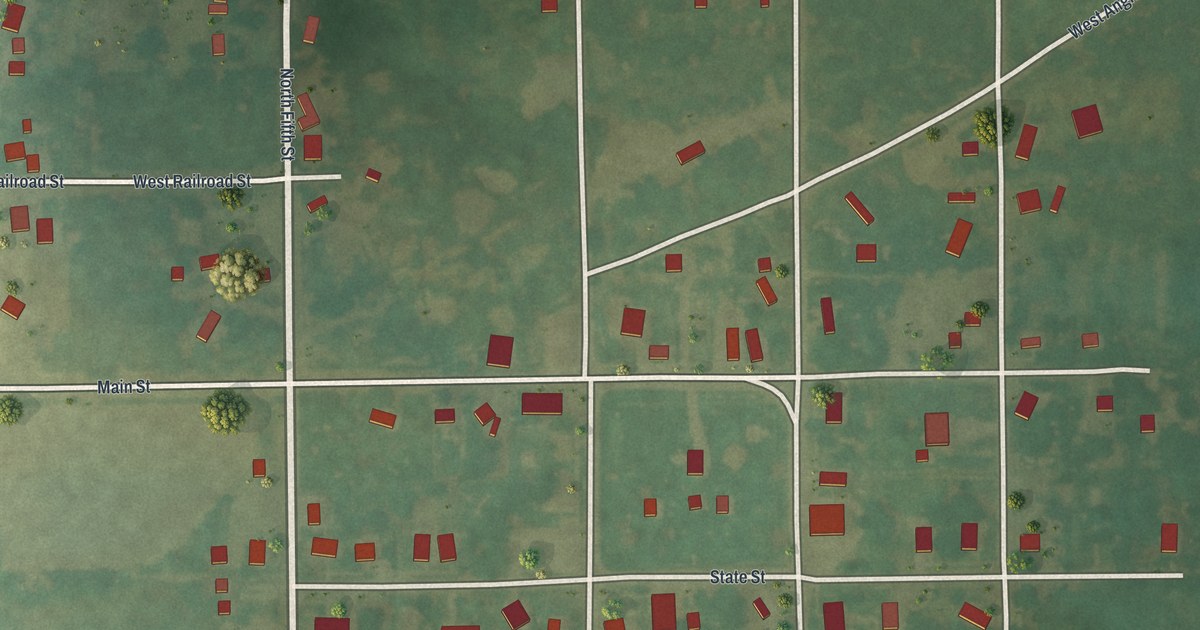 Map of Hurdland, Missouri in 2026