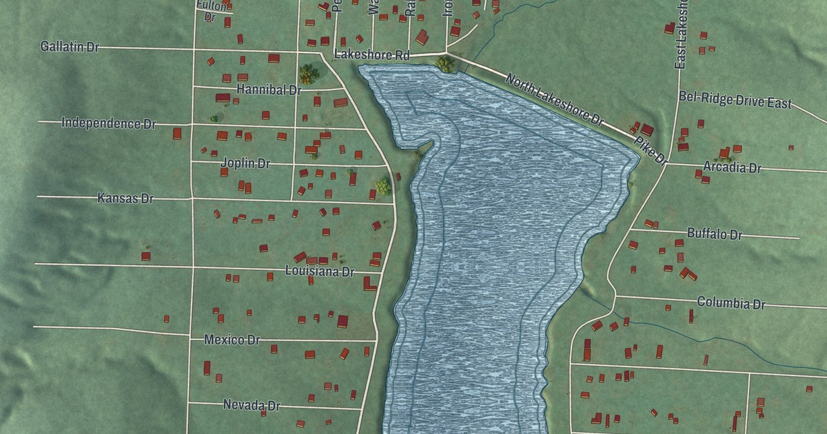Map of Iron Mountain Lake, Missouri in 2026