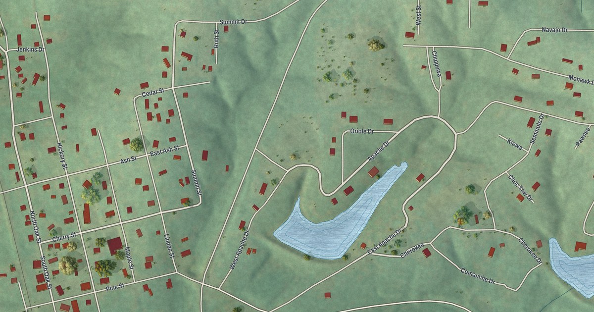 Map of Irondale, Missouri in 2026