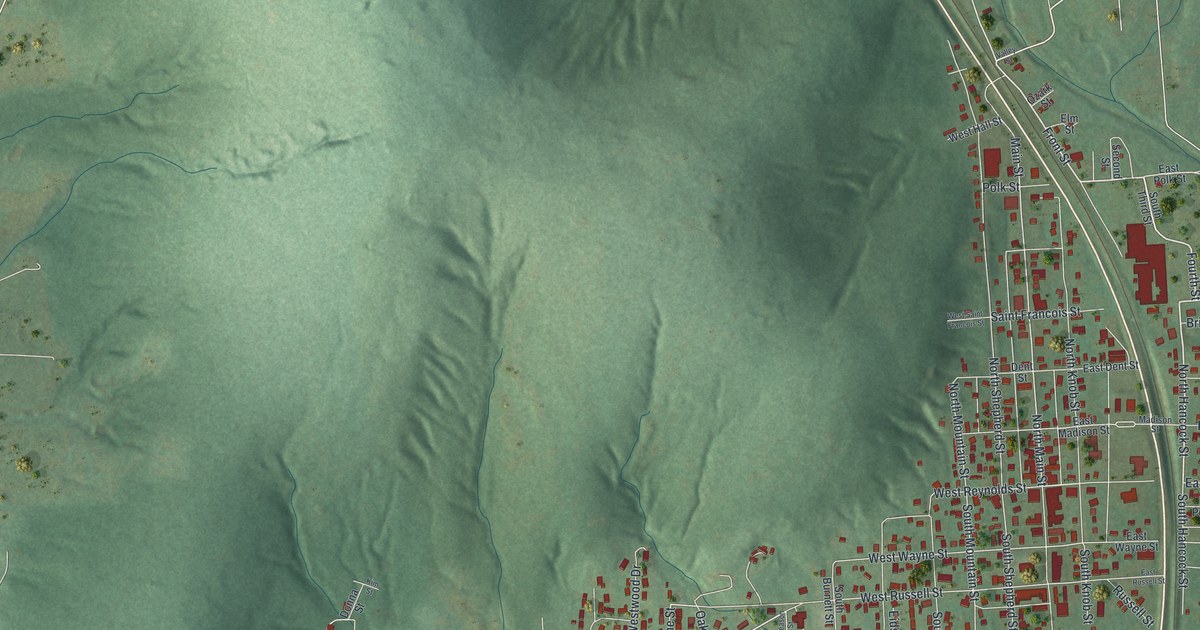 Map of Ironton, Missouri in 2026