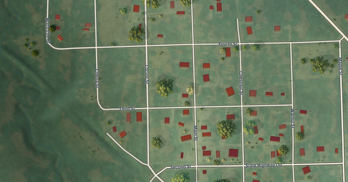 Map of Jameson, Missouri in 2026